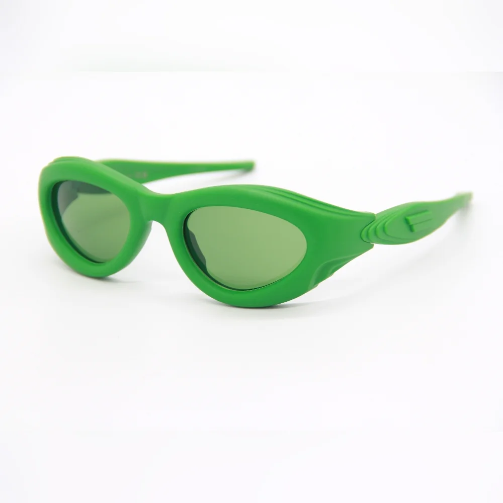 NEW BV1162S 002 BOTTEGA VENETA GREEN UNISEX  SUNGLASSES
